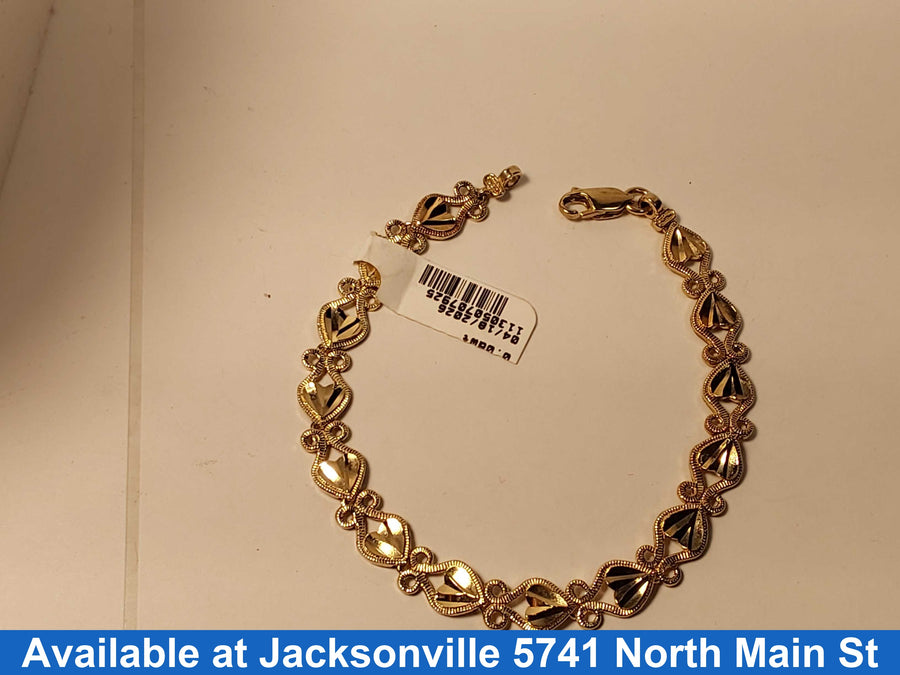 Bracelet - Yellow Gold 10k (.417) 7 grams 8 inch