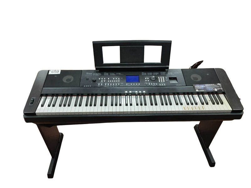 Yamaha Dgx650 Black Instrumental Keyboard