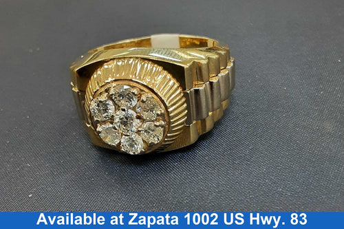 Men's Ring - Yellow Gold 14k (.585) 17.2 grams Size 9.5