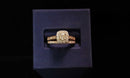 Ring - Engagement Set - Rose Gold 10k (.417) 3.9 grams Size 7