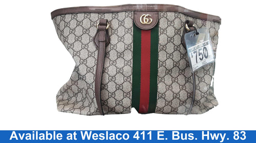 Gucci Gg Supreme Brown Purse / Handbag