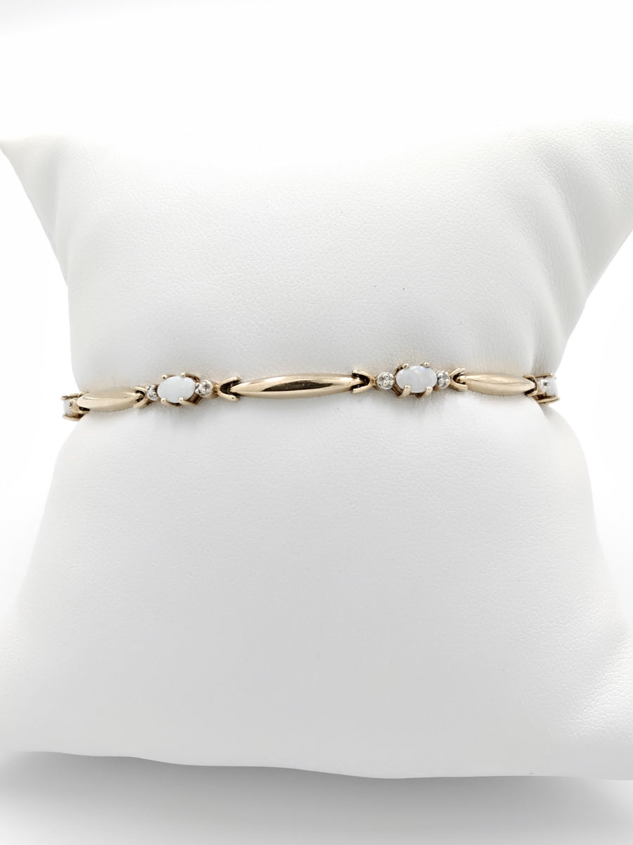 Bracelet - Yellow Gold 10k (.417) 4.2 grams 7 inch