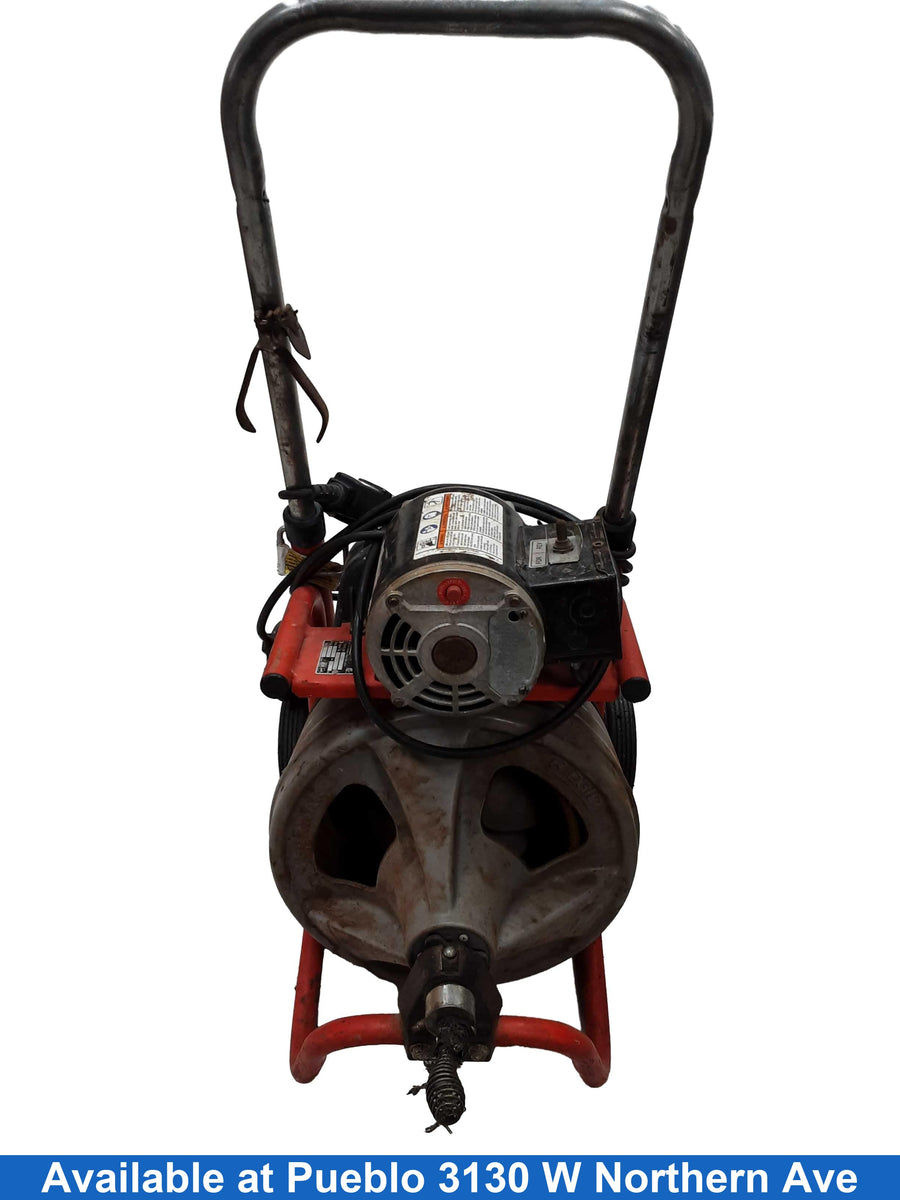 Rigid K400 Orange Electric Drain Snake