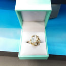 Women's Ring - Yellow Gold 14k (.585) 6.3 grams Size 7