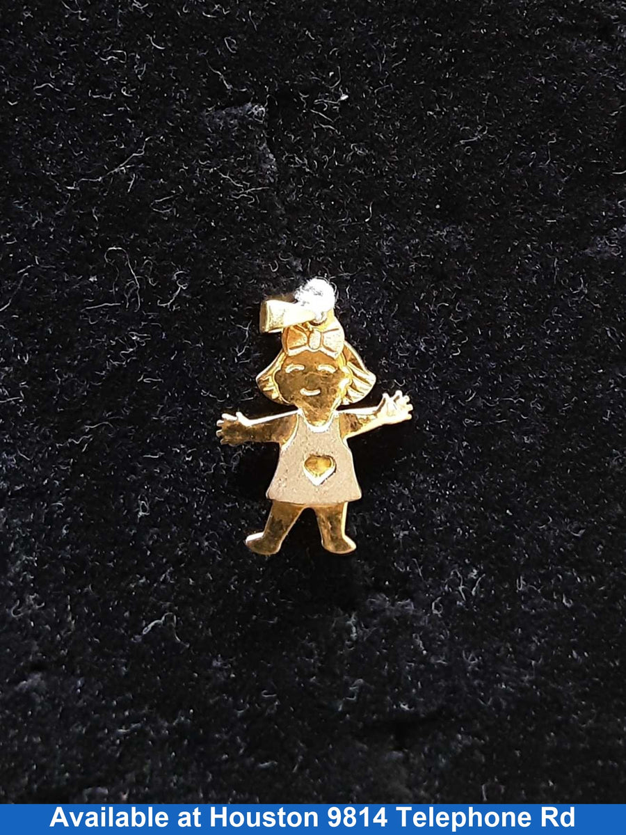 Symbol Pendant - Tricolor Gold 14k (.585) 1 grams