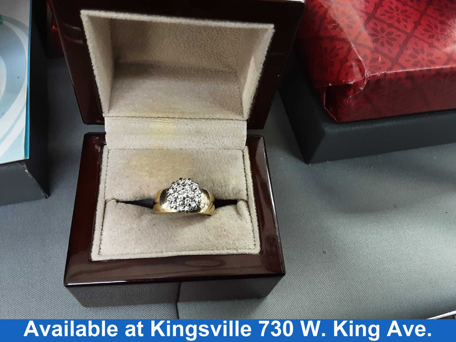 Women's Ring - Yellow Gold 14k (.585) 6 grams Size 8.5