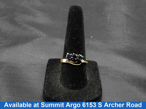 Women's Ring - Yellow Gold 18k (.750) 3 grams Size 6.5