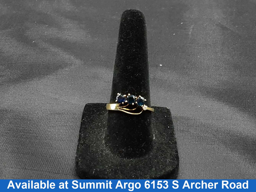 Women's Ring - Yellow Gold 18k (.750) 3 grams Size 6.5