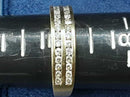 Ring - Wedding Band - Yellow Gold 14k (.585) 3.2 Grams Size 7
