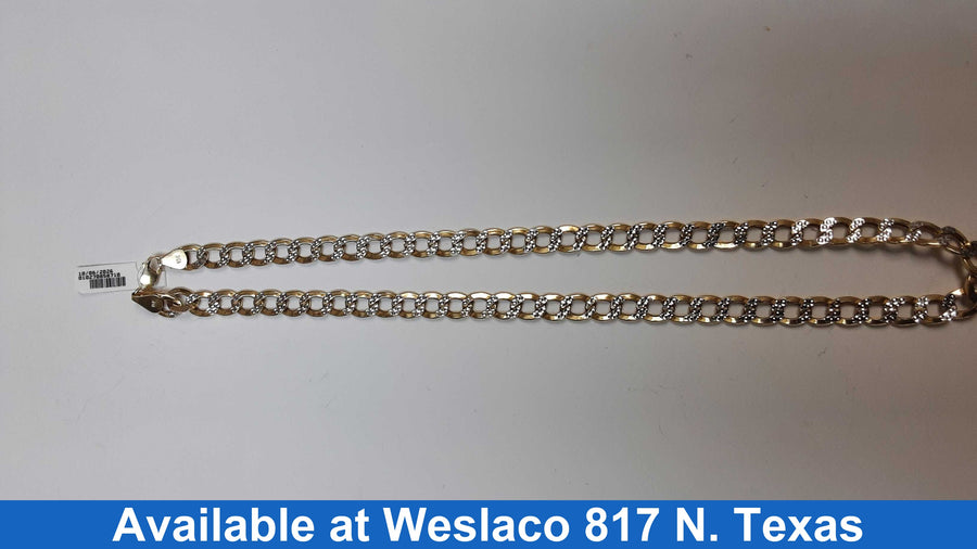 Cuban Link Chain - Yellow Gold 10k (.417) 29.4 grams 22 inch