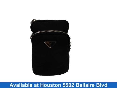 Prada Synthetic Crossbody Black Purse / Handbag