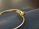 Bangle Bracelet - Yellow Gold 14k (.585) 10.5 grams 5 inch