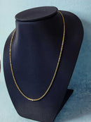 Rope Chain - Yellow Gold 10k (.417) 2.9 grams 18 inch