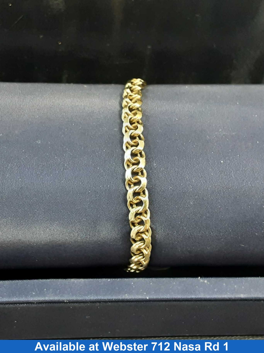 Bracelet - Yellow Gold 10k (.417) 10.1 grams 7 inch