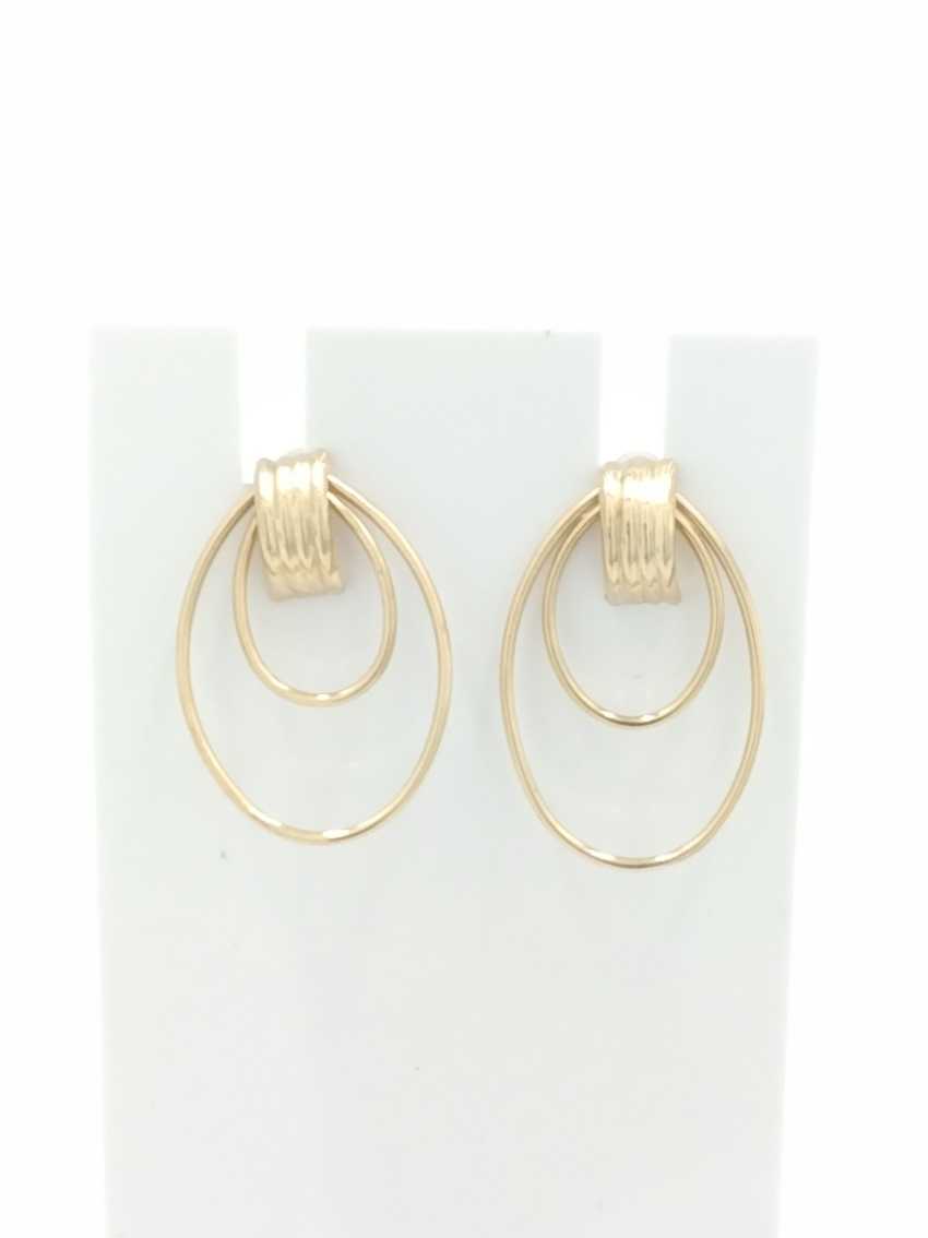Filigree Earrings - Yellow Gold 14k (.585) 6.9 grams