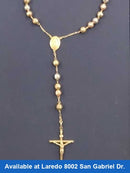 Bead Chain - Tricolor Gold 10k (.417) 42.2 grams 32 inch