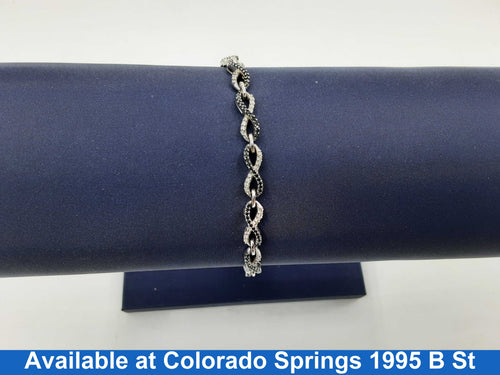 Bracelet - White Gold 10k (.417) 9.7 grams 7 inch
