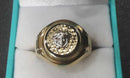 Men's Ring - Yellow Gold 14k (.585) 6.4 grams Size 12.5