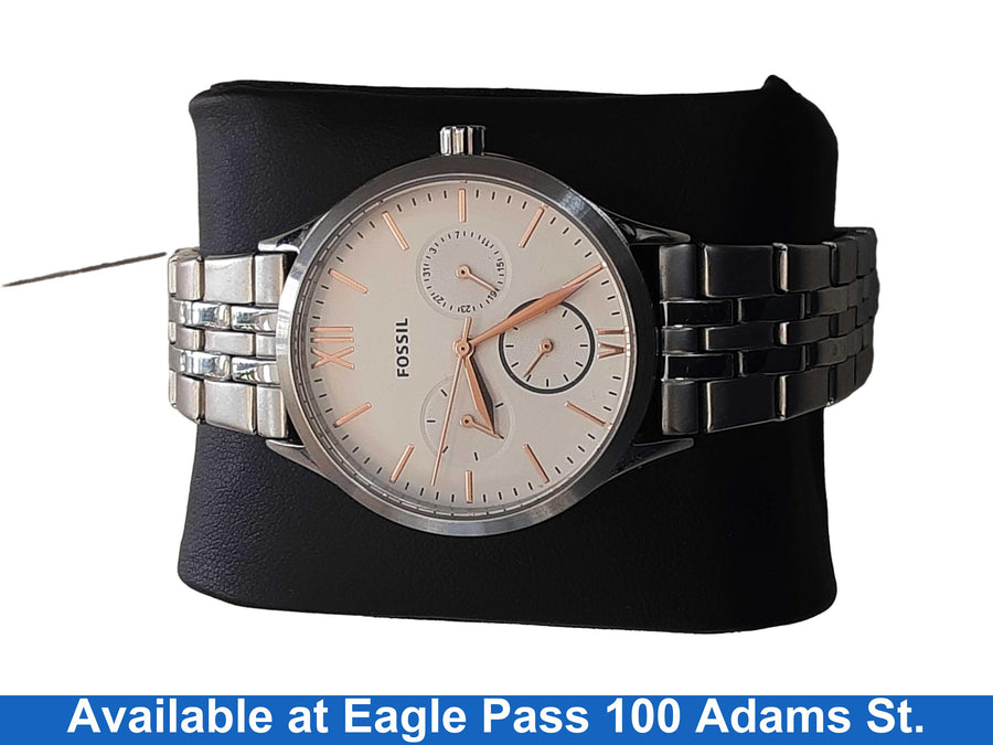 Fossil Bq2468wset Silver Regular Watch