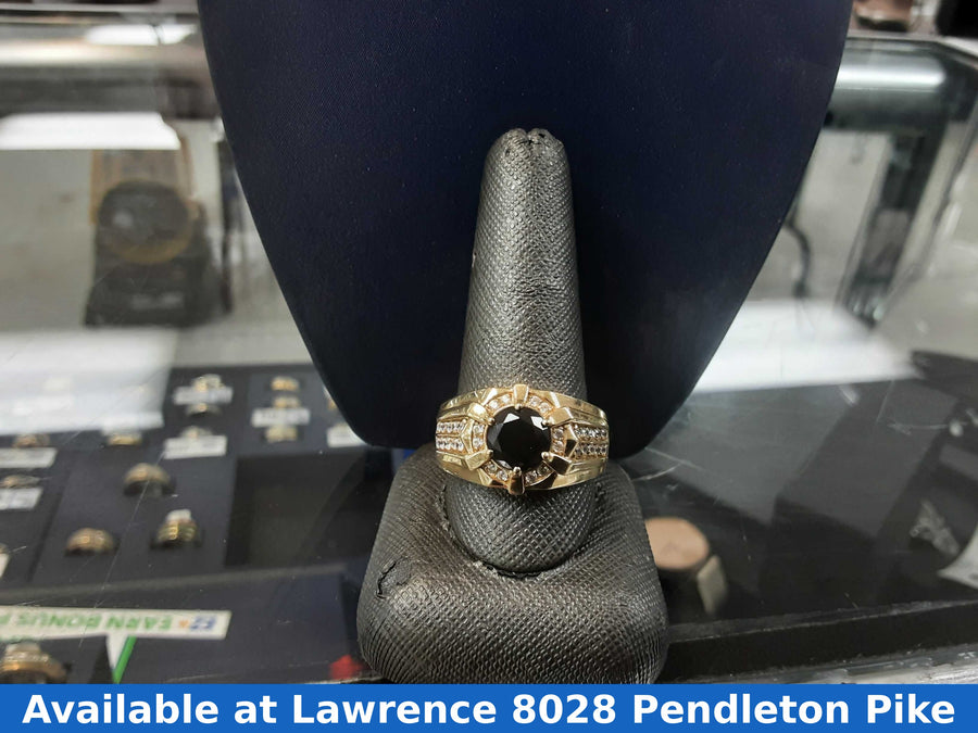 Men's Ring - Yellow Gold 10k (.417) 7.2 grams Size 13