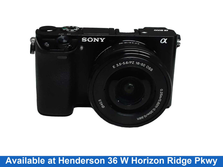 Sony Ilce-6000 Black Digital SLR Camera