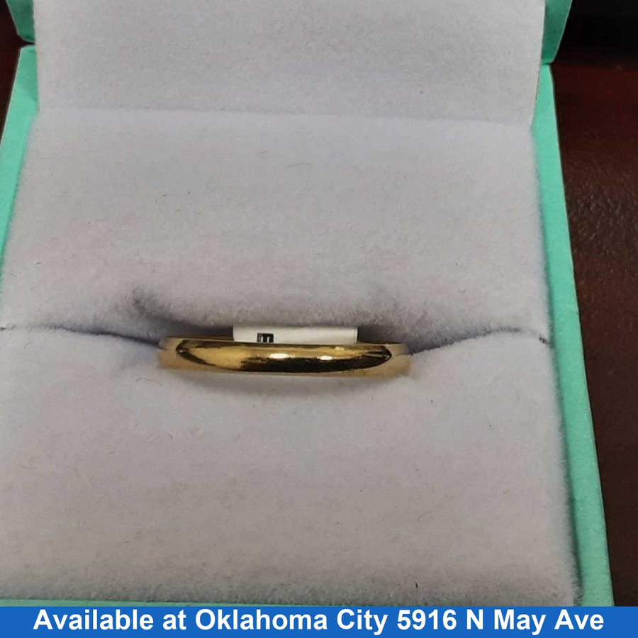 Ring - Wedding Band - Yellow Gold 10k (.417) 0.9 grams Size 8.5