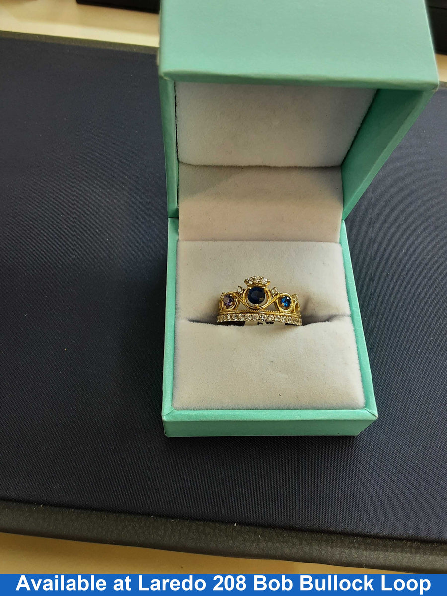 Women's Ring - Yellow Gold 10k (.417) 2.1 grams Size 7