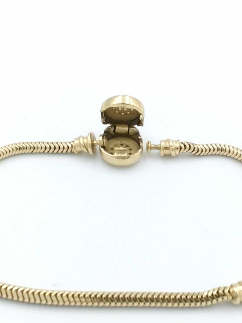 Snake Bracelet - Yellow Gold 14k (.585) 7.54 grams 6 inch