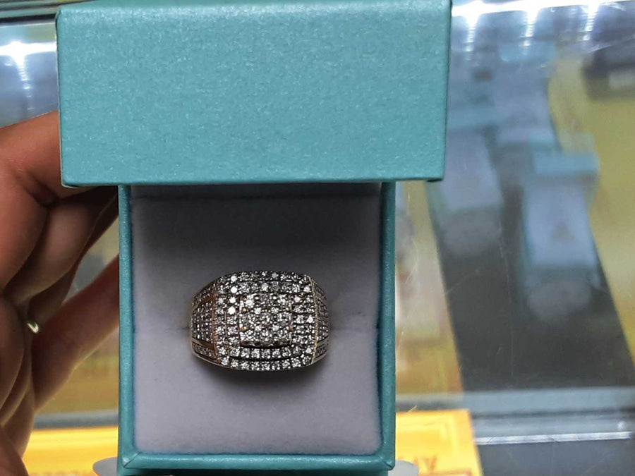 Men's Ring - Yellow Gold 14k (.585) 7.7 grams Size 10
