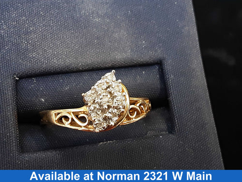 Women's Ring - Yellow Gold 14k (.585) 2.5 grams Size 6