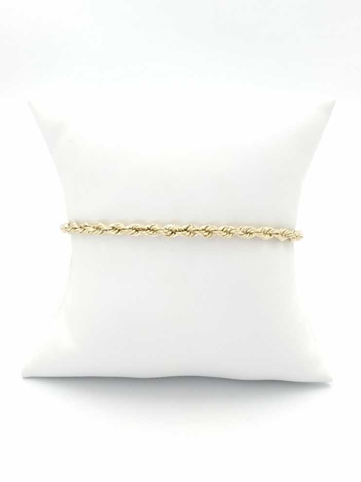 Rope Bracelet - Yellow Gold 14k (.585) 2.8 grams 8 inch