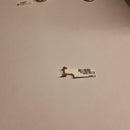 Gold Ball Earrings - Yellow Gold 14k (.585) 0.5 grams
