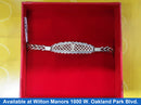 Bracelet - Tricolor Gold 10k (.417) 6.9 grams 8 inch