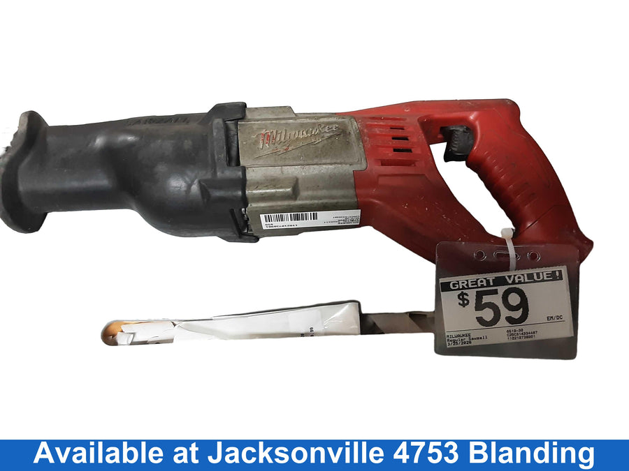 Milwaukee 6519-30 Red Corded Reciprocating Saw