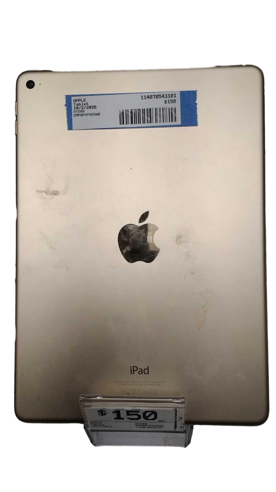 Apple A1566 Gold Tablet