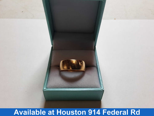 Ring - Wedding Band - Yellow Gold 14k (.585) 5.6 grams Size 10