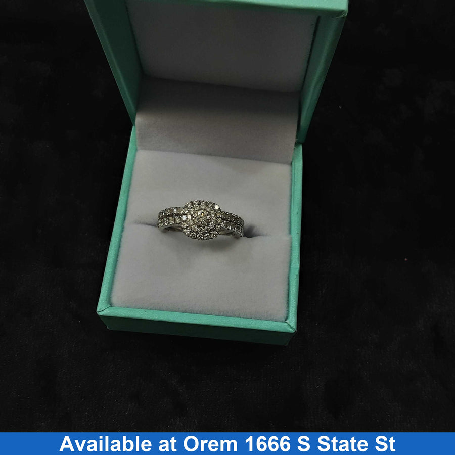 Women's Ring - White Gold 14k (.585) 4.5 grams Size 8.5