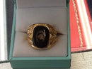 Men's Ring - Yellow Gold 14k (.585) 9.7 grams Size 10