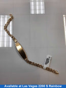 ID Bracelet - Yellow Gold 14k (.585) 5.4 grams 12 inch