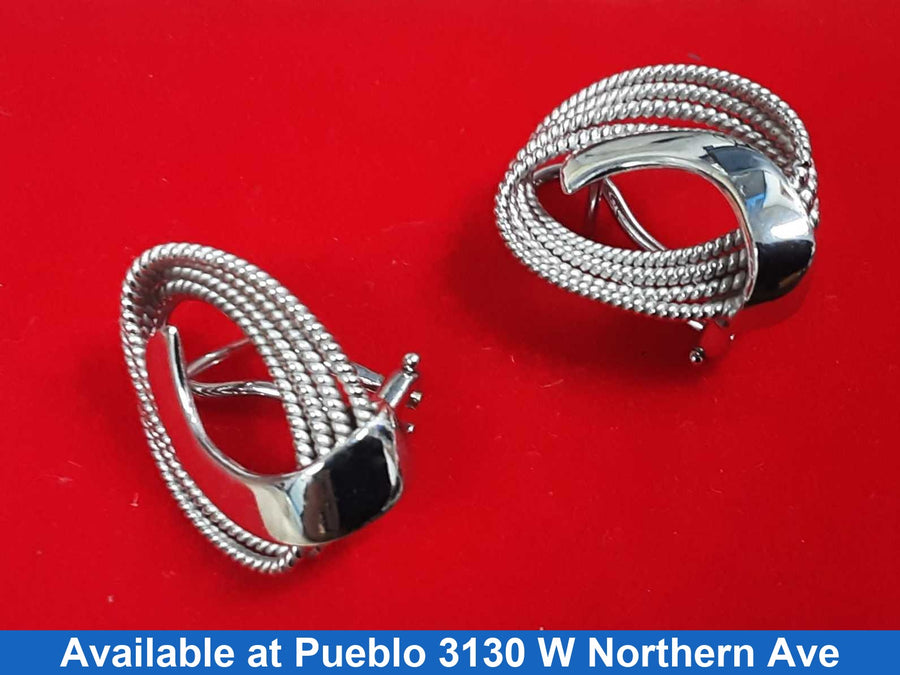 Earrings - White Gold 14k (.585) 7.5 grams