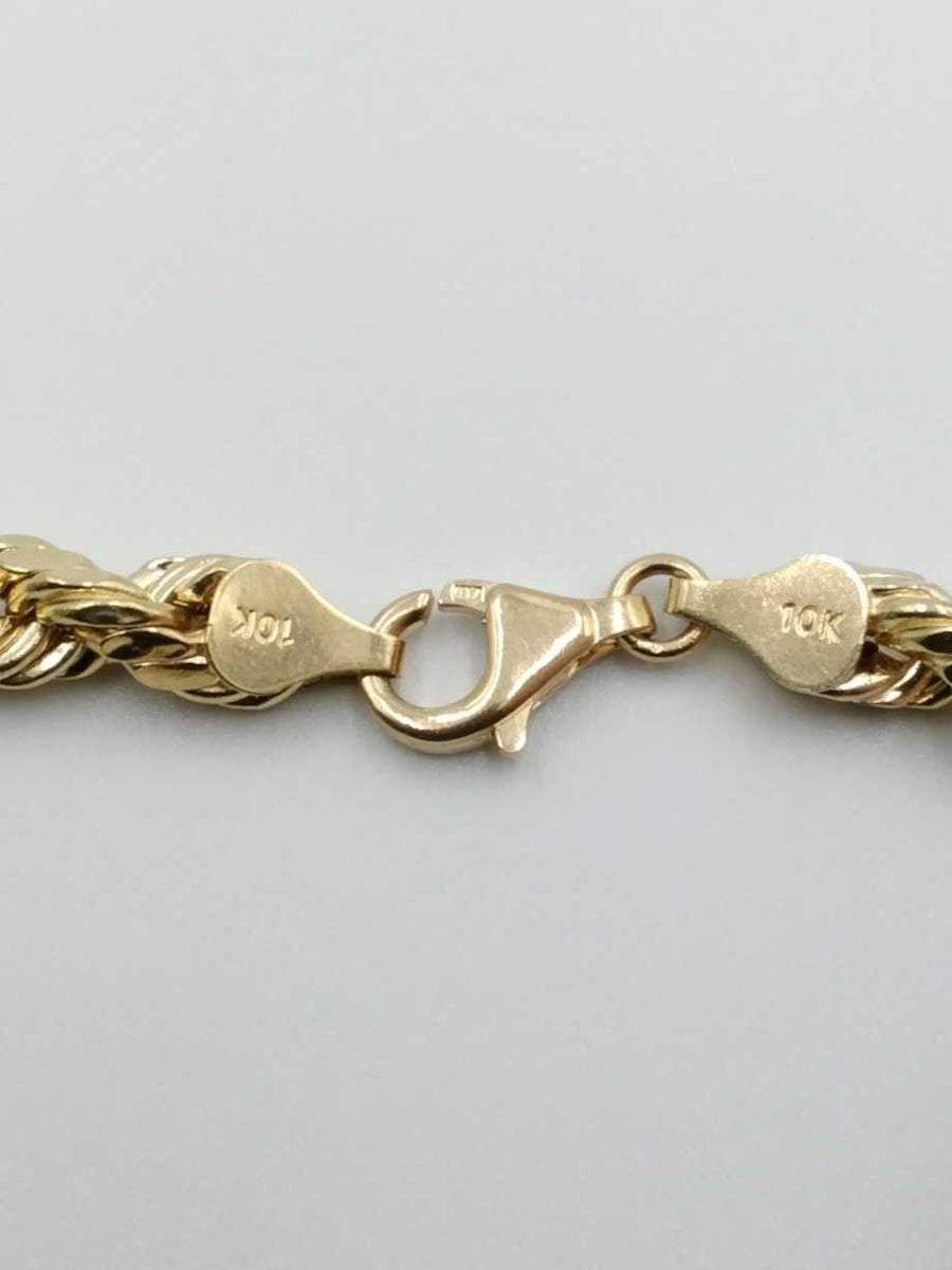 Rope Chain - Yellow Gold 10k (.417) 19 grams 24 inch