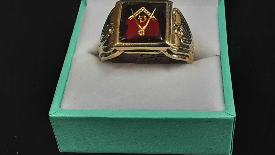Men's Ring - Yellow Gold 10k (.417) 12.9 grams Size 12