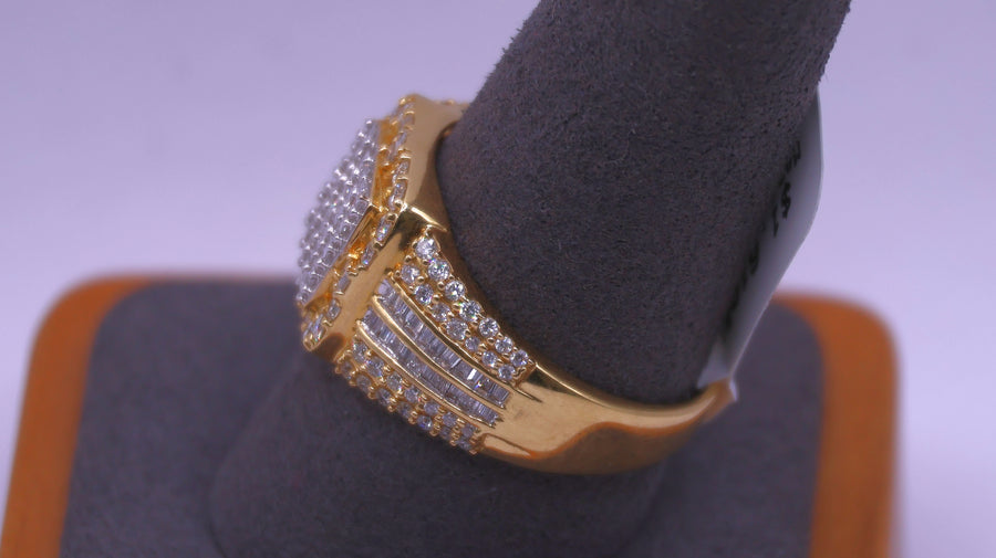 Men's Ring - Yellow Gold 10k (.417) 6.2 grams Size 10