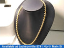 Rope Chain - Yellow Gold 18k (.750) 18 grams 22 inch