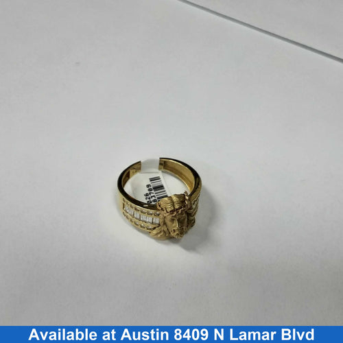 Men's Ring - Yellow Gold 14k (.585) 6 grams Size 8