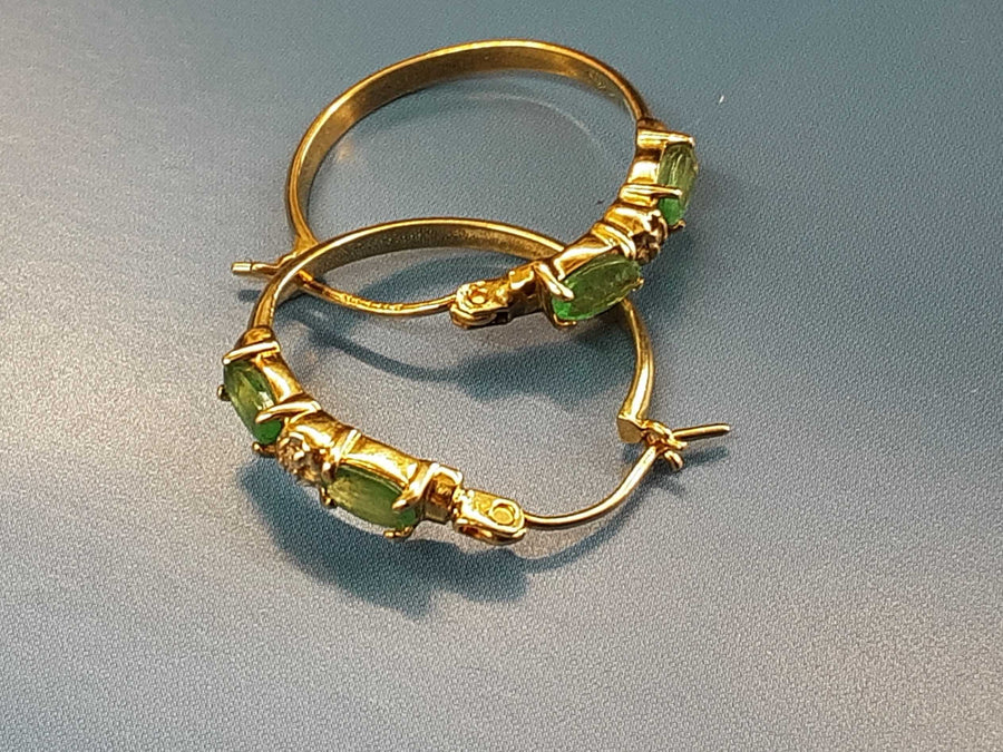 Earrings - Yellow Gold 10k (.417) 2.3 grams