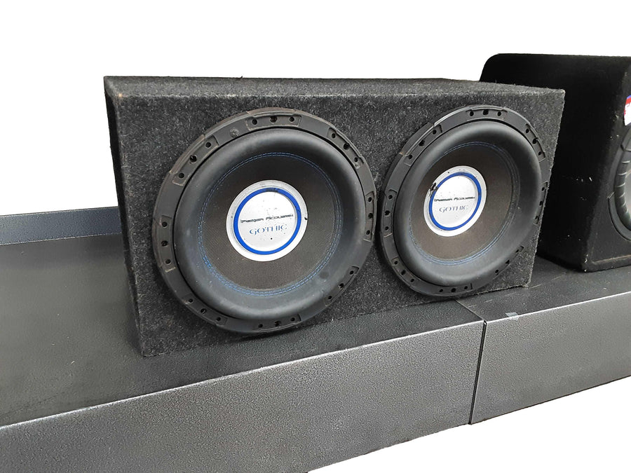 Power Acoustic Gothic Black Car Sub-Woofer