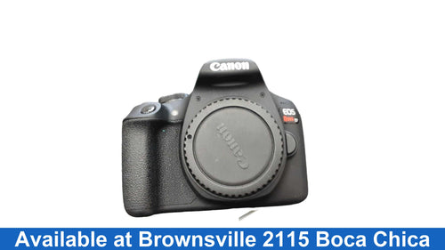 Canon Eos Rebel T7 Black Digital Camera