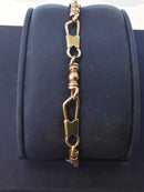 Figaro Bracelet - Yellow Gold 14k (.585) 15.9 grams 6 inch