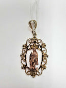 Virgin Mary- Yellow And Rose Gold 10k